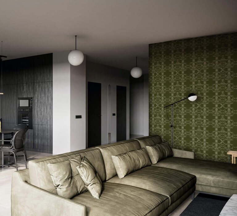 Ricamo Alga Marina | Wallpaper