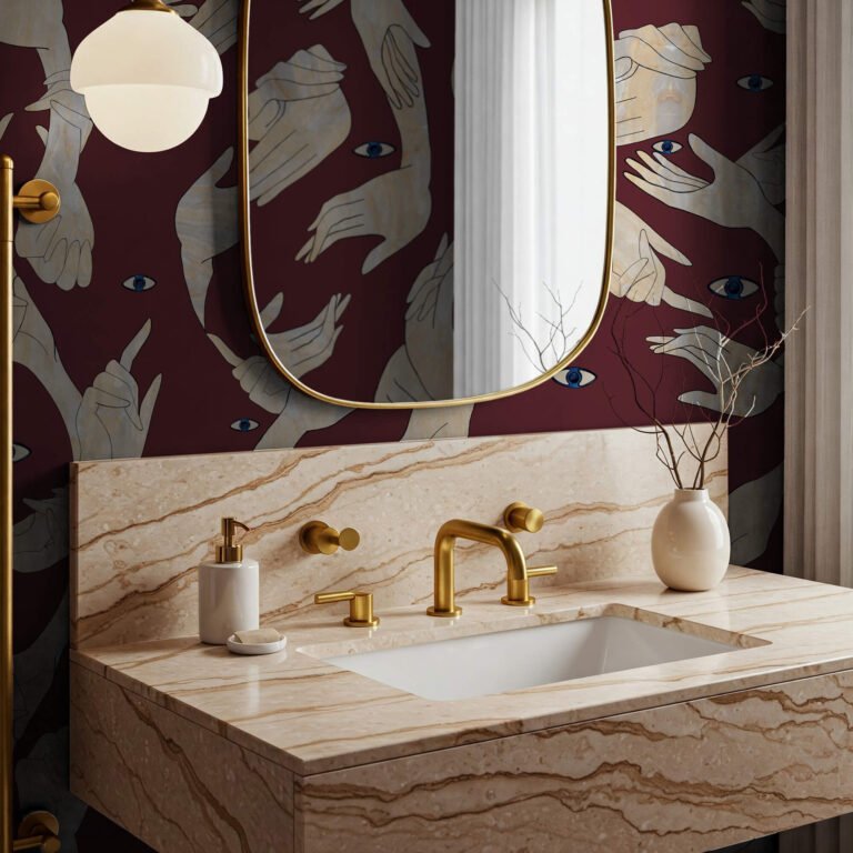 Uno, Nessuno Red Classic Burgundy | Wallpaper