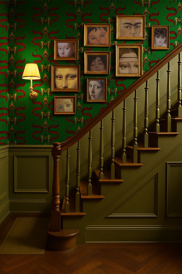 Zigzag Bugs Jade | Wallpaper