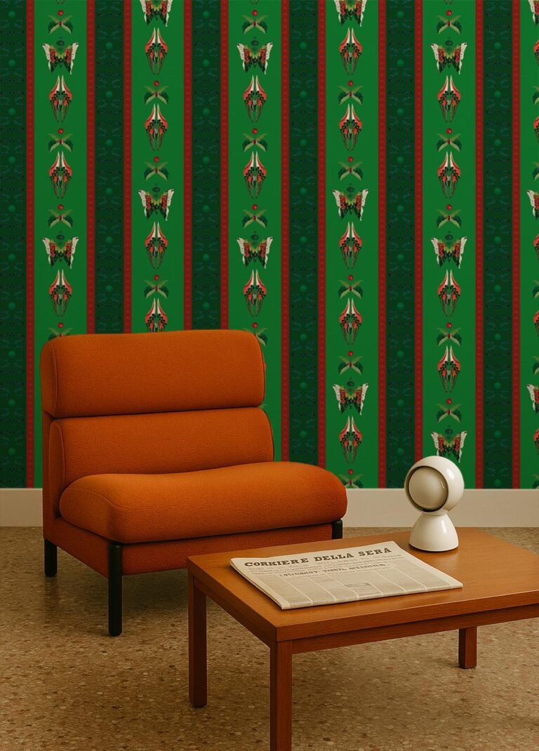 Bugs Lines Jade | Wallpaper